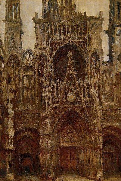 Claude Monet La cathedrale de Rouen oil painting image